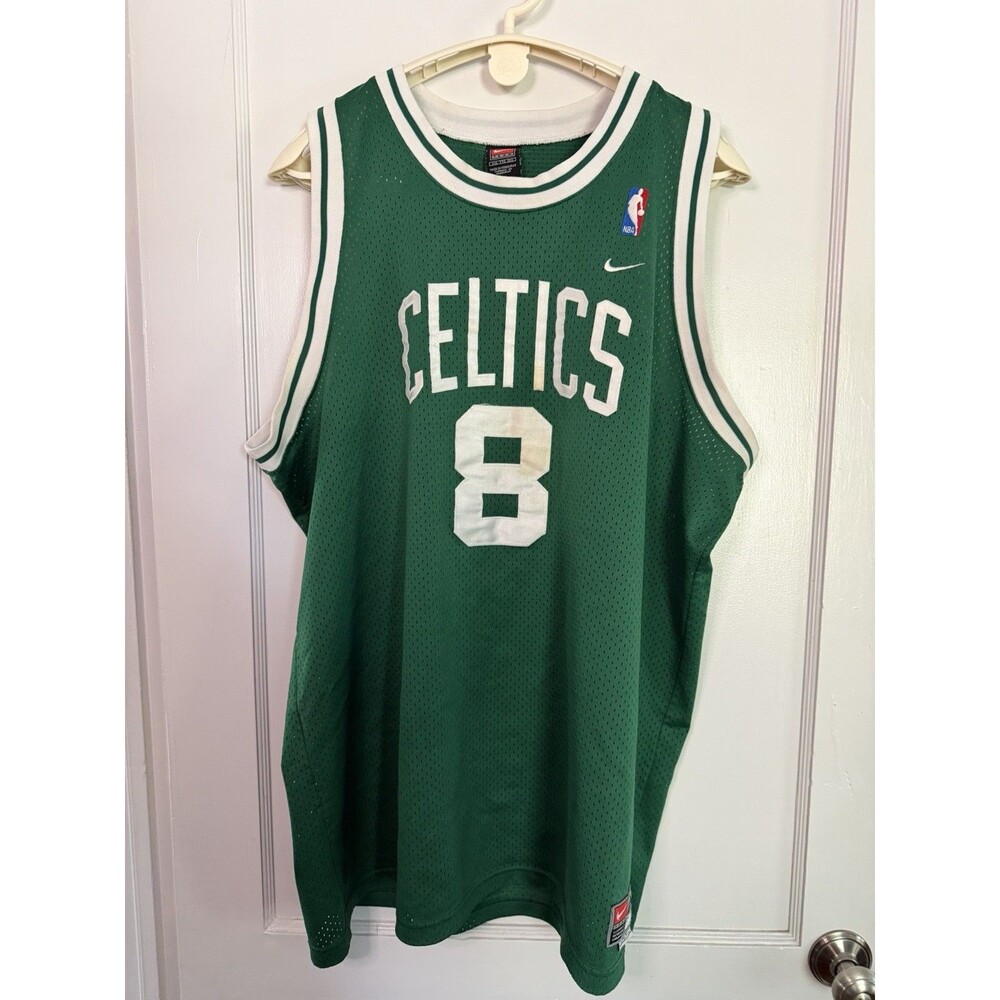 Vintage Nike Boston Celtics Antoine Walker #8 Authentic Jersey XL 48 Green NBA